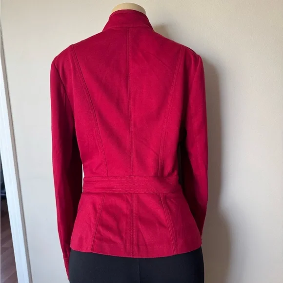 White House black market red military blazer - Picture 7 of 10